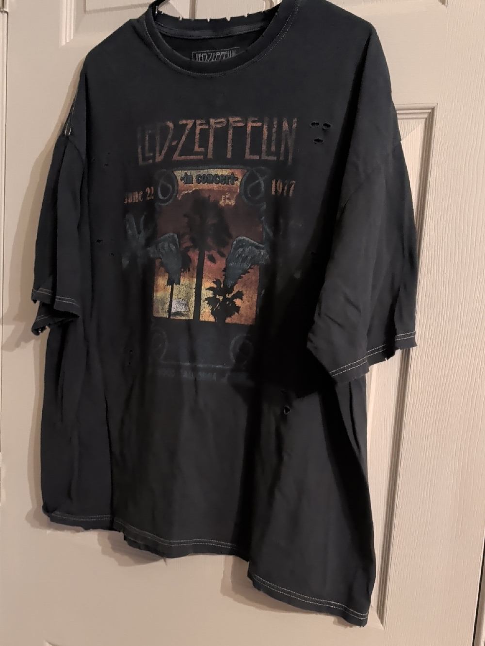 Distressed Led Zeppelin T Shirt